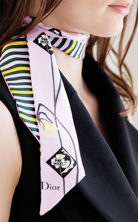 how to wear dior scarf|dior mitzah scarf tie.